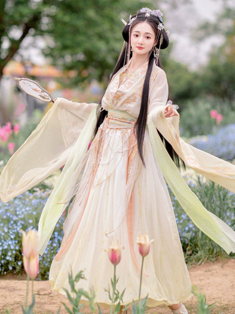 Wei Jin Dynasty Qiyao Ruqun Hanfu | Calm Waters 定风波