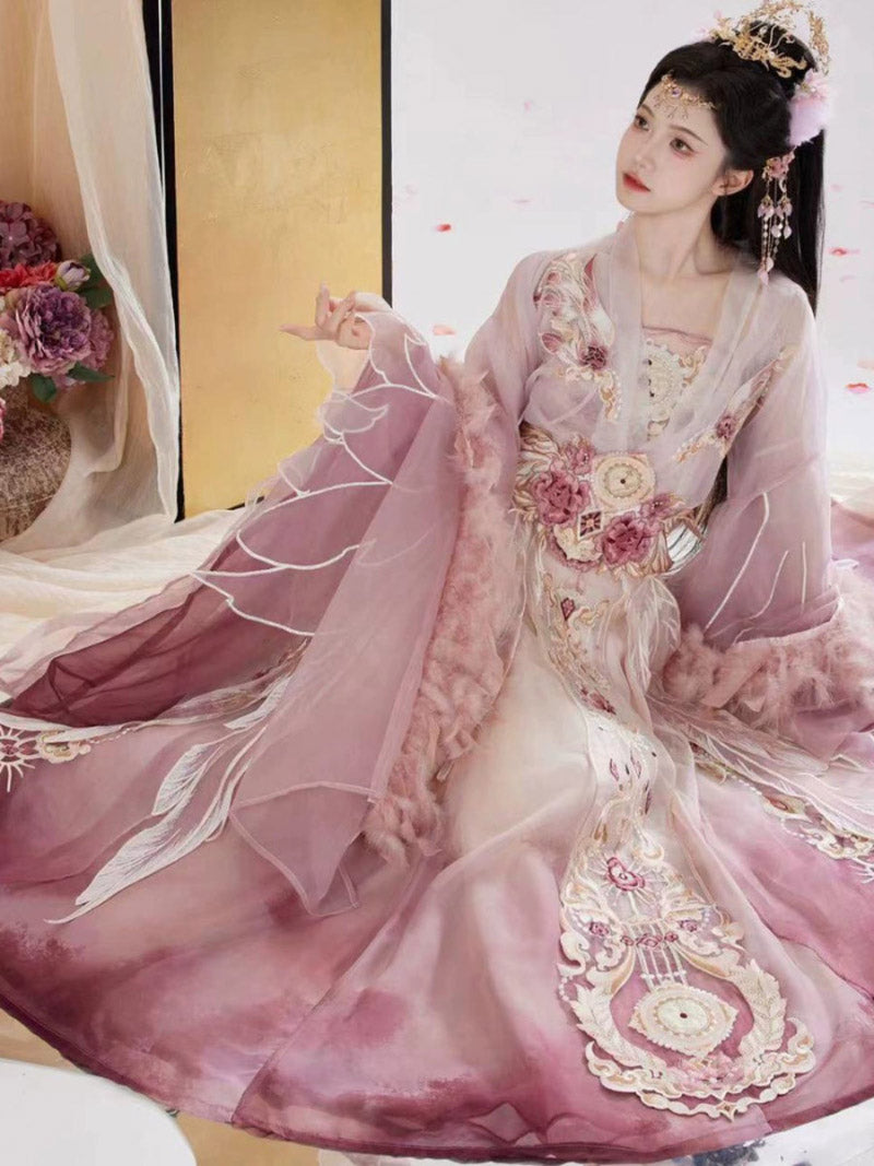 Wei Jin Dynasty Qiyao Ruqun Hanfu | Fuling 芙翎