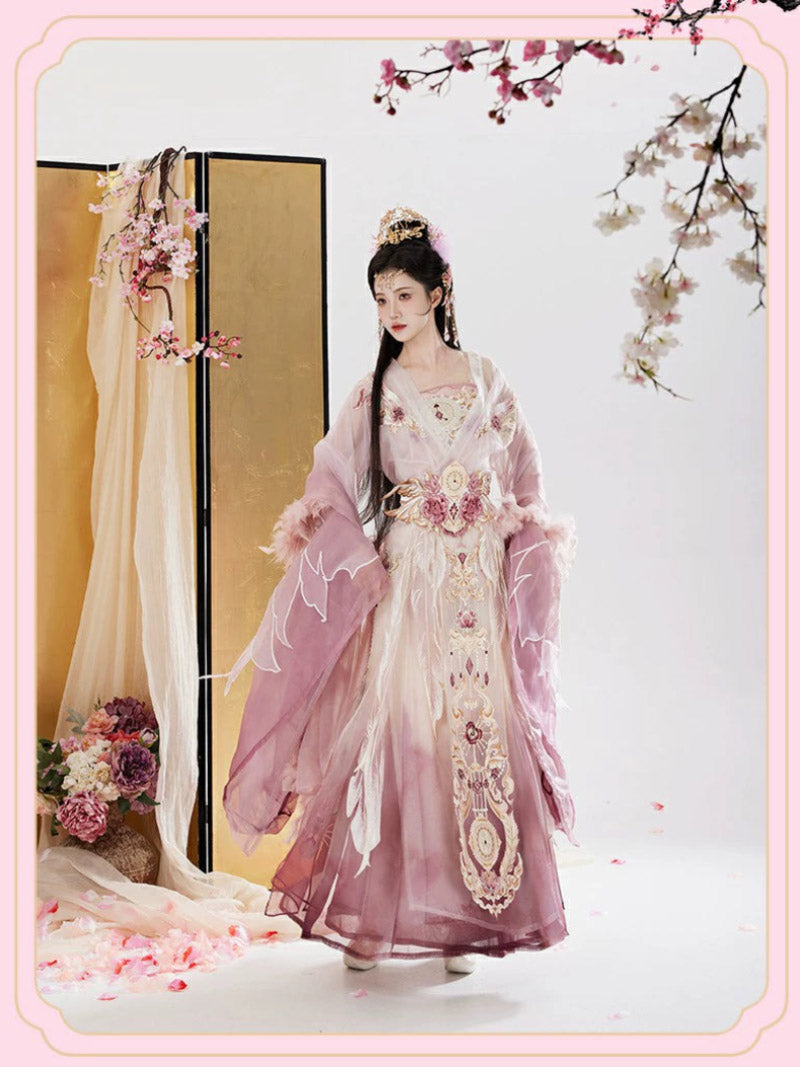 Wei Jin Dynasty Qiyao Ruqun Hanfu | Fuling 芙翎