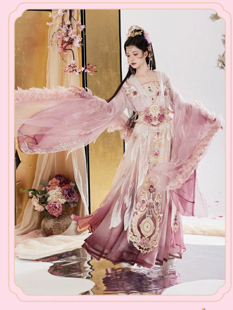 Wei Jin Dynasty Qiyao Ruqun Hanfu | Fuling 芙翎