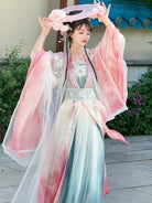 Wei Jin Dynasty Qiyao Ruqun Hanfu | Bamboo Shadow 竹影