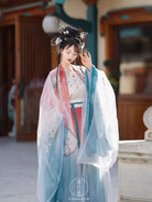 Wei Jin Dynasty Qiyao Ruqun Hanfu | Bamboo Shadow 竹影