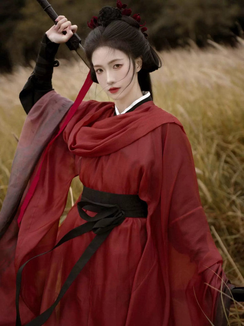 Wei Jin Dynasty Qiyao Ruqun Hanfu | Chivalry 骑士