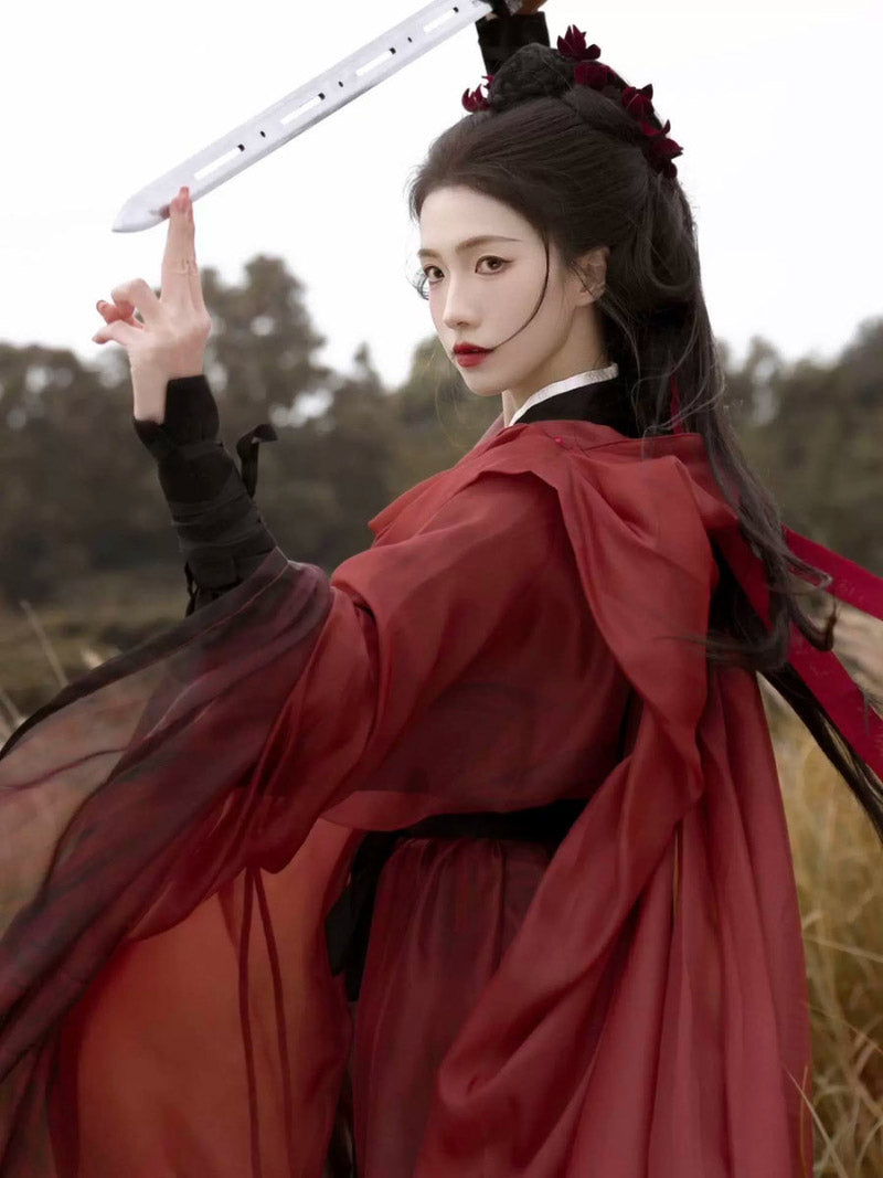 Wei Jin Dynasty Qiyao Ruqun Hanfu | Chivalry 骑士
