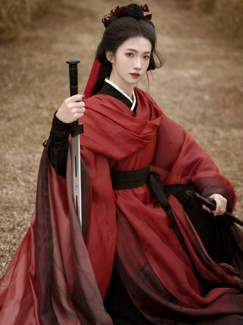 Wei Jin Dynasty Qiyao Ruqun Hanfu | Chivalry 骑士