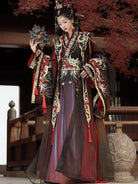 Wei Jin Dynasty Men and Women Qiyao Ruqun Hanfu | Ghost Warrior 魑魅魍魉