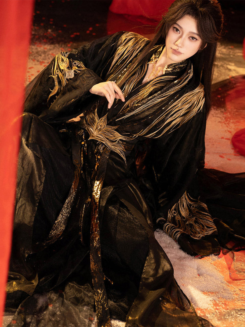 Wei Jin Dynasty Men and Women Qiyao Ruqun Hanfu | Cangming 苍溟