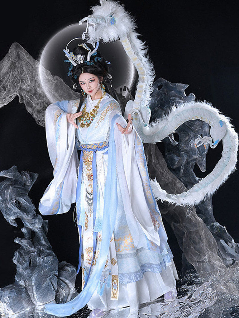 Wei Jin Dynasty Qiyao Ruqun Hanfu | The Celestial Gods 霄神纪