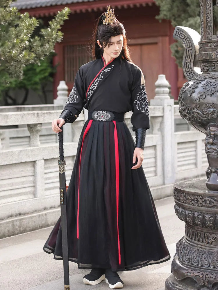 Wuxia Hanfu Set | Unisex Martial Arts Costume for Women and Men